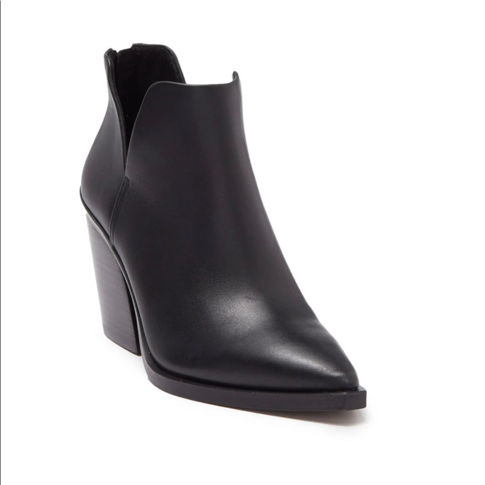 Vince Camuto Black Gigietta Block Heel Bootie